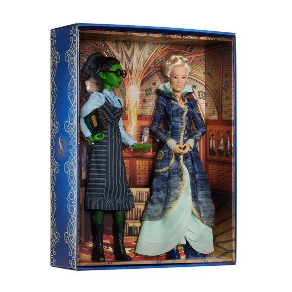 Madam Morrible & Elphaba Limited Edition Barbie doll from movie Wicked - Picture 3 of 9